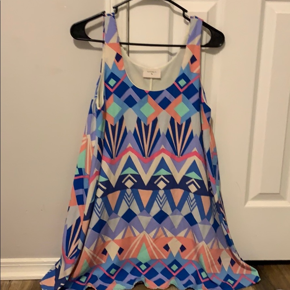 colorful aztec dress